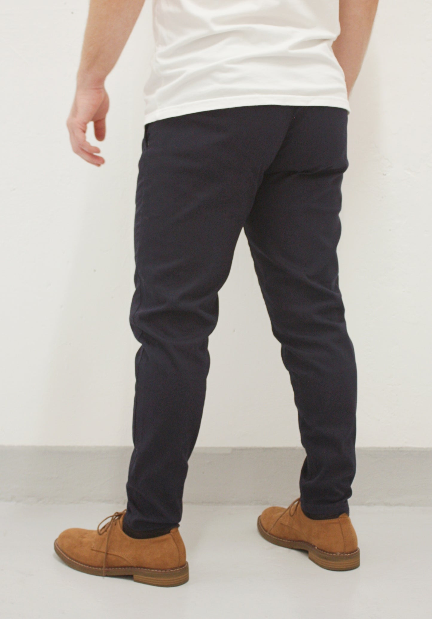 Slim Fit Chinos - Navy - Bantam Clothing